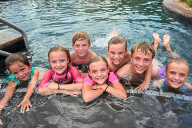 Kids in Hot Springs