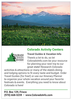 Royal Gorge Region Visitors Guide - 1/4 page ad