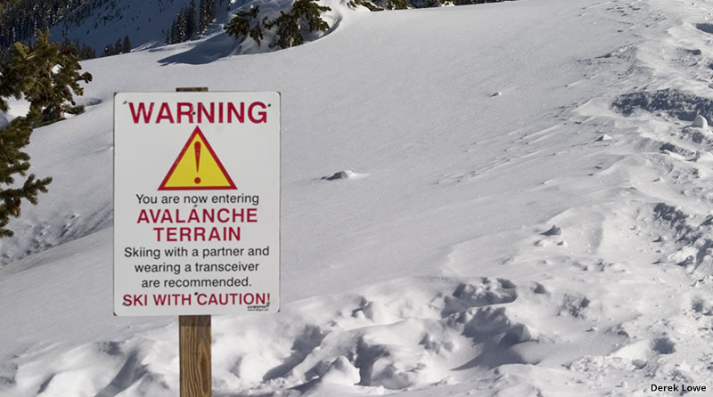 Backcountry Skiing Warning