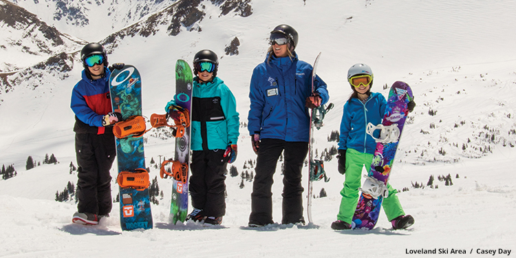 skiing with kids, Loveland Ski Area
