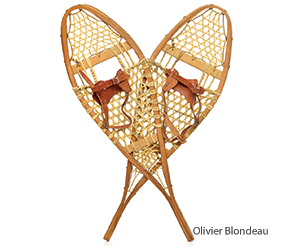 old rawhide snowshoes