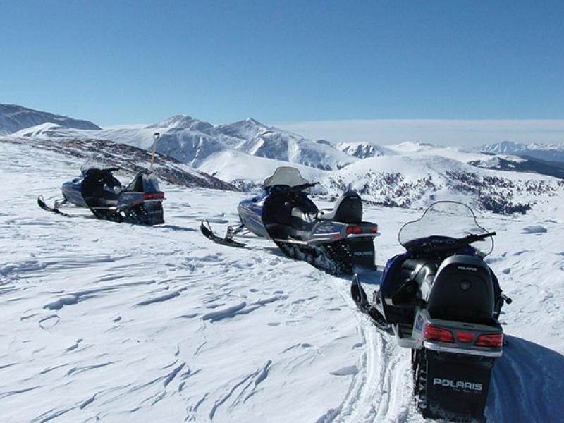Snowmobile Tours and Rentals in Colorado