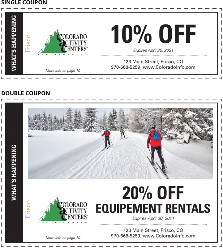 What's Happening Summit County Coupons
