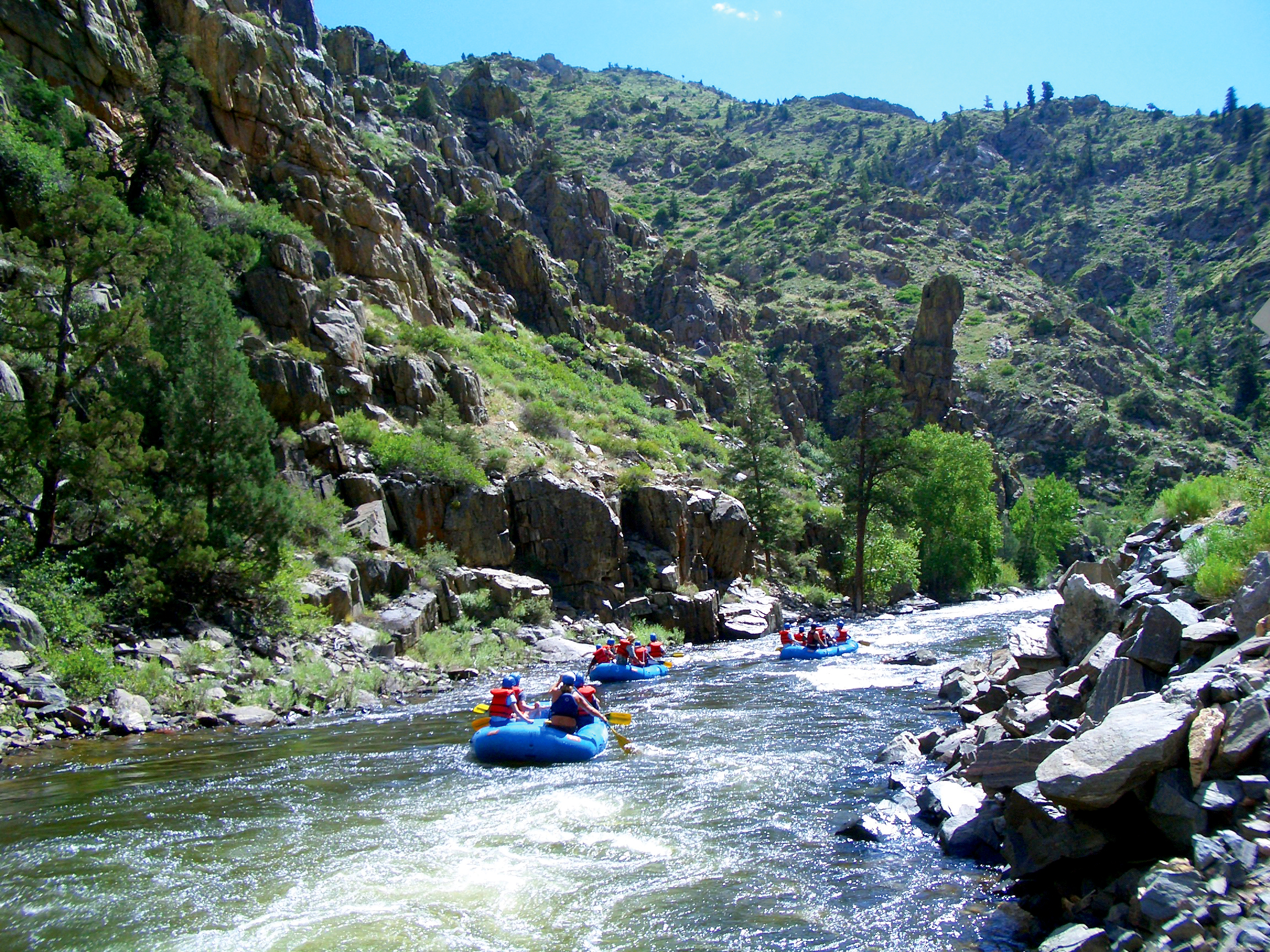 rafting in colorado
