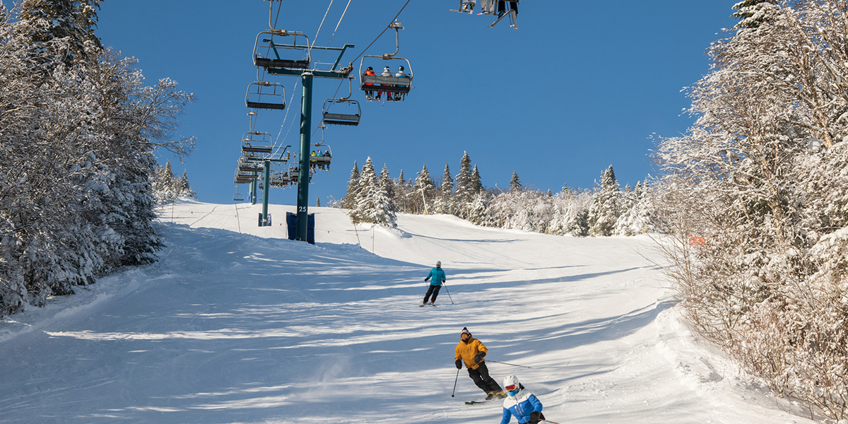 ski resort access slope