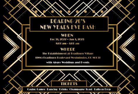 Roaring 20's New Years Eve Bash