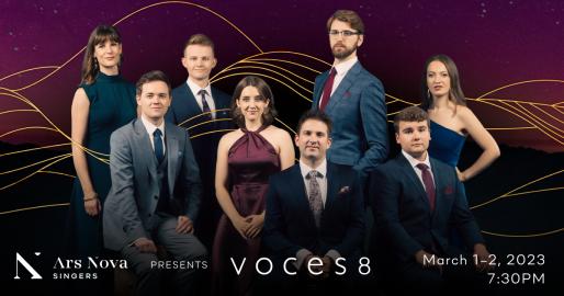 Ars Nova Singers Presents: VOCES8