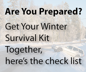 winter survival kit checklist